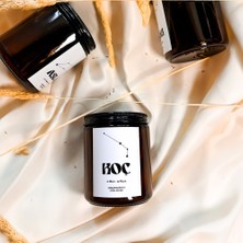 Koç Burcu Tarçın Kokulu %100 Soya Mumu Amber Kavanoz Mum