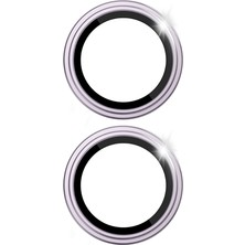 Wiwu iPhone 17 Uyumlu Wiwu LG-005 Falcon Anti Reflective Kamera Lens Koruyucu Açık Mor