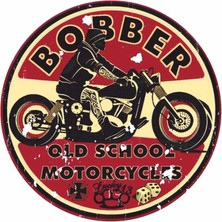 Vintage Rider - Motorcu Sticker - Araba Oto Motosiklet Sticker 02506