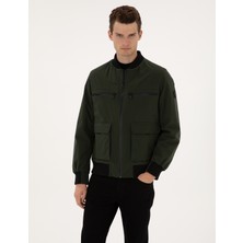 Pierre Cardin Erkek Koyu Haki Regular Fit Mont 50314099-VR111