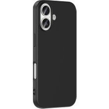 Adige iPhone 17 Kılıf Mara Lansman Soft Silikon Içi Kadife Siyah