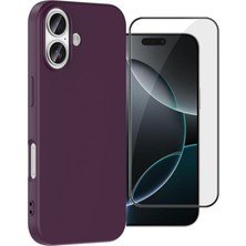 Teleplus iPhone 17 Kılıf Içi Kadife Leke Tutmaz Lansman Kapak ve Ekran Koruyucu