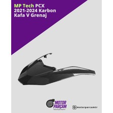 Honda Pcx 2021-2024 Karbon Kafa V Grenaj