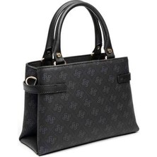 Silver Polo 1149 Kadın El ve Omuz Çantası Siyah