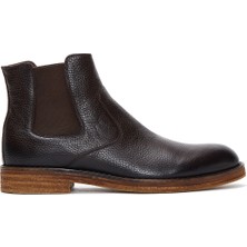 Erkek Kahverengi Deri Casual Chelsea Bot 25WFD6009FT