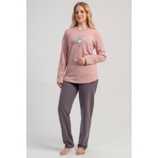 Pamuklu Kadın Uzun Kol Pijama Takım
, 504002