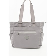 Krinkıl Omuz Çantası El Çantası Kol Çantası Günlük Gri