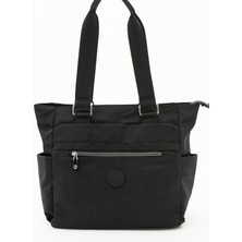 Krinkıl Omuz Çantası El Çantası Kol Çantası Günlük Siyah