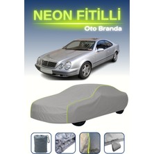 Cemku Gri [mercedes Clk (C208) 1997 - 1999] Uyumlu Neon Fitilli Araba Brandası, Su ve Toz Geçirmez