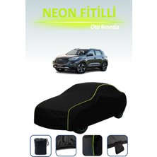 Cemku Siyah [chery Tiggo 5x] Uyumlu Neon Fitilli Araba Brandası, Su ve Toz Geçirmez