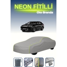 Cemku Gri [byd Seal U] Uyumlu Neon Fitilli Araba Brandası, Su ve Toz Geçirmez