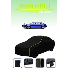 Cemku Siyah [honda Civic 2] Uyumlu Neon Fitilli Araba Brandası, Su ve Toz Geçirmez