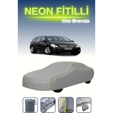 Cemku Gri [mercedes R-Serisi (W251) 2005 - 2010] Uyumlu Neon Fitilli Araba Brandası, Su ve Toz Geçirmez
