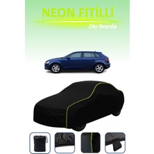 Cemku Siyah [audi A3 Sportback (5 Kapılı) 2012 - 2021] Neon Fitilli Araba Brandası, Su ve Toz Geçirmez