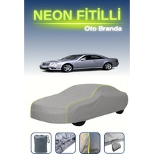 Cemku Gri [mercedes cl (C215) 2002 - 2006] Uyumlu Neon Fitilli Araba Brandası, Su ve Toz Geçirmez