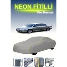 Cemku Gri [toyota Avensis Liftback 2003 - 2006] Uyumlu Neon Fitilli Araba Brandası, Su ve Toz Geçirmez