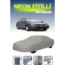 Cemku Gri [kia Cerato / Spectra Sedan 2004 - 2007] Uyumlu Neon Fitilli Araba Brandası, Su ve Toz Geçirmez