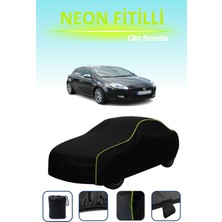 Cemku Siyah [fiat Bravo 2007 - 2010] Uyumlu Neon Fitilli Araba Brandası, Su ve Toz Geçirmez