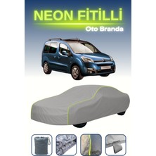 Cemku Gri [citroen Berlingo] Uyumlu Neon Fitilli Araba Brandası, Su ve Toz Geçirmez