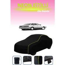 Cemku Siyah [audi 90 (B3) 1987 - 1991] Uyumlu Neon Fitilli Araba Brandası, Su ve Toz Geçirmez