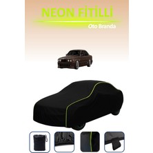 Cemku Siyah [bmw 3 Series Sedan (F30) Lcı 2016 - 2018] Neon Fitilli Araba Brandası, Su ve Toz Geçirmez