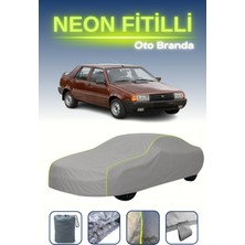 Cemku Gri [dacia Nova 1995 - 1999] Uyumlu Neon Fitilli Araba Brandası, Su ve Toz Geçirmez