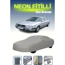 Cemku Gri [audi Coupe (B4) 1991 - 1996] Uyumlu Neon Fitilli Araba Brandası, Su ve Toz Geçirmez