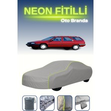 Cemku Gri [citroen Zx Break 1996 - 1998] Uyumlu Neon Fitilli Araba Brandası, Su ve Toz Geçirmez