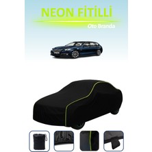 Cemku Siyah [bmw 5 Serisi Touring (F11) Lcı 2013 - 2017] Neon Fitilli Araba Brandası, Su ve Toz Geçirmez