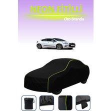 Cemku Siyah [citroen Ds4] Uyumlu Neon Fitilli Araba Brandası, Su ve Toz Geçirmez