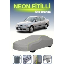 Cemku Gri [nissan Primera Sedan 1999 - 2002] Uyumlu Neon Fitilli Araba Brandası, Su ve Toz Geçirmez