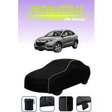 Cemku Siyah [honda Hr-V] Uyumlu Neon Fitilli Araba Brandası, Su ve Toz Geçirmez
