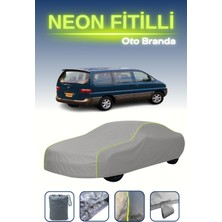 Cemku Gri [hyundai Satellite 1997 - 2000] Uyumlu Neon Fitilli Araba Brandası, Su ve Toz Geçirmez