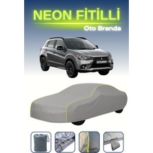 Cemku Gri [mitsubishi Asx 1] Uyumlu Neon Fitilli Araba Brandası, Su ve Toz Geçirmez