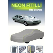 Cemku Gri [renault Clio Symbol/thalia 2000 - 2002 ] Neon Fitilli Araba Brandası, Su ve Toz Geçirmez