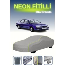 Cemku Gri [seat Cordoba 1] Uyumlu Neon Fitilli Araba Brandası, Su ve Toz Geçirmez