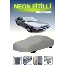 Cemku Gri [toyota Carina Hatch] Uyumlu Neon Fitilli Araba Brandası, Su ve Toz Geçirmez