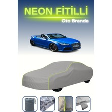 Cemku Gri [audi Tt Rs Plus Roadster 2013 - 2014] Uyumlu Neon Fitilli Araba Brandası, Su ve Toz Geçirmez