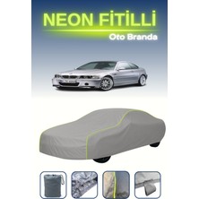 Cemku Gri [bmw M3 Csl (E46) 2003] Uyumlu Neon Fitilli Araba Brandası, Su ve Toz Geçirmez