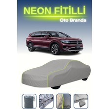 Cemku Gri [volkswagen Talagon] Uyumlu Neon Fitilli Araba Brandası, Su ve Toz Geçirmez