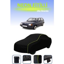 Cemku Siyah [seat Marbella 1986 - 1998] Uyumlu Neon Fitilli Araba Brandası, Su ve Toz Geçirmez