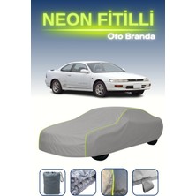 Cemku Gri [toyota Levin] Uyumlu Neon Fitilli Araba Brandası, Su ve Toz Geçirmez