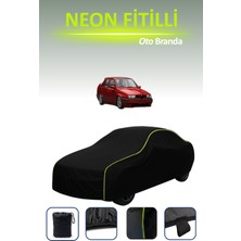 Cemku Siyah [alfa Romeo 155 1992 - 1998] Uyumlu Neon Fitilli Araba Brandası, Su ve Toz Geçirmez