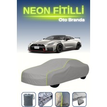 Cemku Gri [nissan Gt-R (R35) Nismo 2014 - 2016] Uyumlu Neon Fitilli Araba Brandası, Su ve Toz Geçirmez
