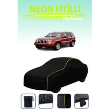 Cemku Siyah [jeep Cherokee/liberty 2001 - 2005] Uyumlu Neon Fitilli Araba Brandası, Su ve Toz Geçirmez