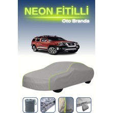 Cemku Gri [nissan Xterra 2009 - 2015] Uyumlu Neon Fitilli Araba Brandası, Su ve Toz Geçirmez