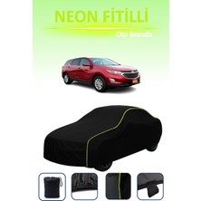 Cemku Siyah [chevrolet Equinox 3] Uyumlu Neon Fitilli Araba Brandası, Su ve Toz Geçirmez