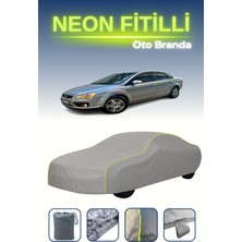 Cemku Gri [ford Focus 4 Kapılı 2005 - 2007] Uyumlu Neon Fitilli Araba Brandası, Su ve Toz Geçirmez
