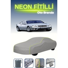 Cemku Gri [mercedes cl 55 Amg (C215) 2002 - 2006] Uyumlu Neon Fitilli Araba Brandası, Su ve Toz Geçirmez