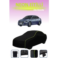 Cemku Siyah [hyundai Celesta] Uyumlu Neon Fitilli Araba Brandası, Su ve Toz Geçirmez